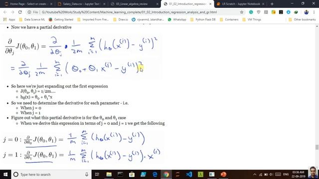 Machine Learning: Linear Regression using python from scratch. смотреть онлайн