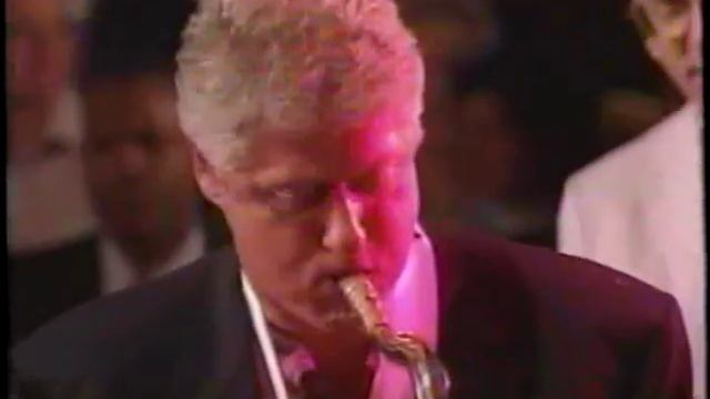Bill Clinton Plays The Blues