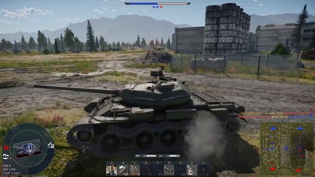 War Thunder, качаем Ис-4М смотреть онлайн