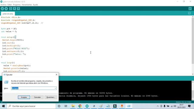 Como simular Arduino en Proteus 8 | Lectura de un potenciómetro por Puerto Serie y Display LCD 16x2 смотреть онлайн