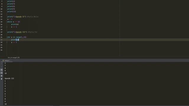 #2 PĘTLE WHILE I FOR - Kurs Python z Miłkiem смотреть онлайн