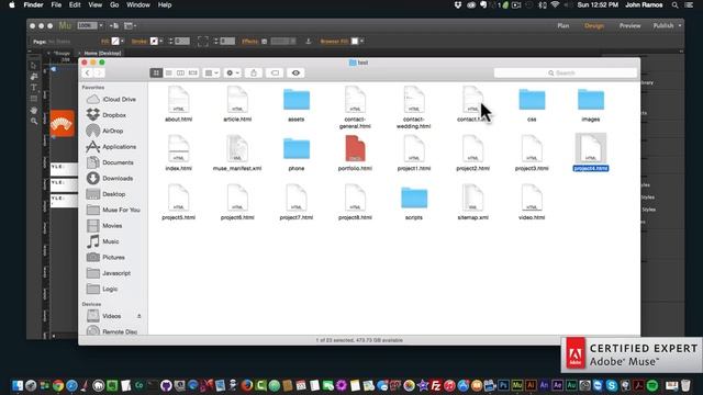 Demystifying Adobe Muse | Exporting Website as HTML | 5 Minute Series | Adobe Muse CC | Muse For Yo смотреть онлайн