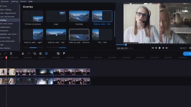 SIMPLE Split Screen Video | Movavi Video Editor Plus 2020 Tutorial смотреть онлайн
