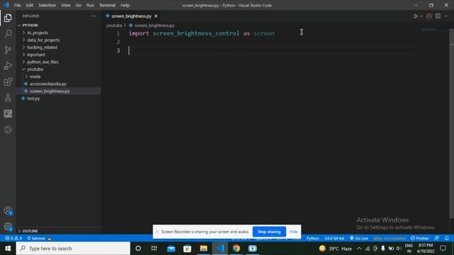 how to set and get brightness of screen using python смотреть онлайн