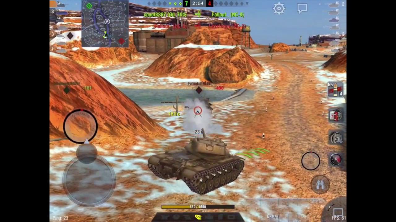 WoT Blitz Т54Е1 первое впечатление