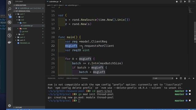 ep21.1 - Implementing a Resource Pool in Go - Part 1 смотреть онлайн