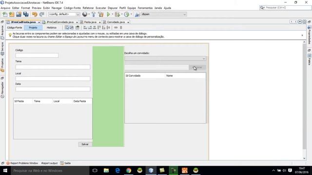 Revisão: Interface Swing para Cadastro N:N смотреть онлайн