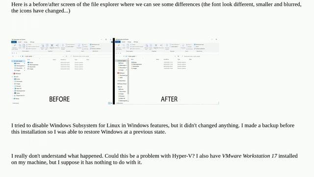 Windows 10 became slower (+ weird display) after WSL2-Ubuntu install смотреть онлайн