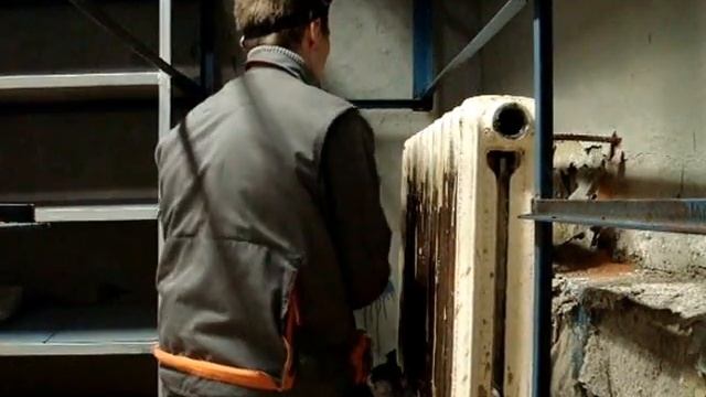 Установка чугунной батареи смотреть онлайн