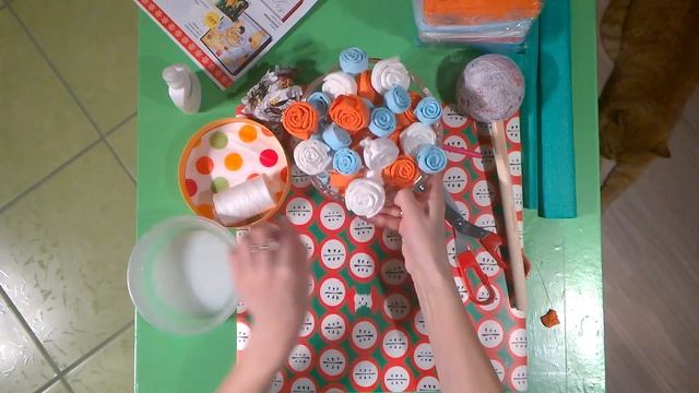 Топиарий-дерево счастья своими руками! Мастер-класс!!! смотреть онлайн