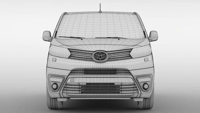 3D Model of Toyota ProAce Verso L2 2017 Review смотреть онлайн