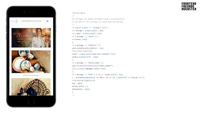 Frontend-Freunde #6 - Same-Origin Policy / HTML5 postMessage (Talk 2/2) смотреть онлайн