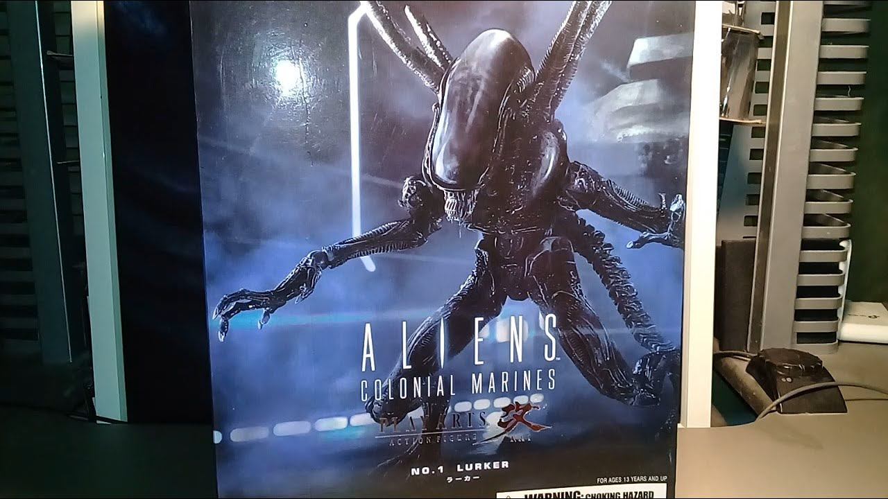 Review! Square Enix / Play Arts Kai / Lurker from Aliens: Colonial Marines Game! смотреть онлайн