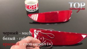 Светодиодные отражатели в задний бампер - Тюнинг Хендай Солярис 1