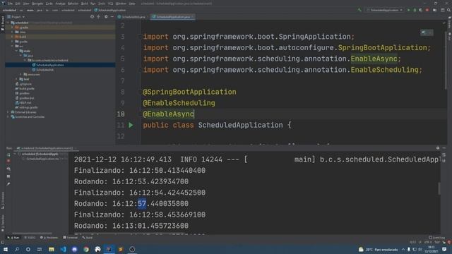 Spring Boot - Scheduled Tasks - Agendador de Tarefas смотреть онлайн