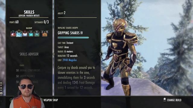 'Frostburn' Warden Tank Build | Elder Scrolls Online | Deadlands смотреть онлайн