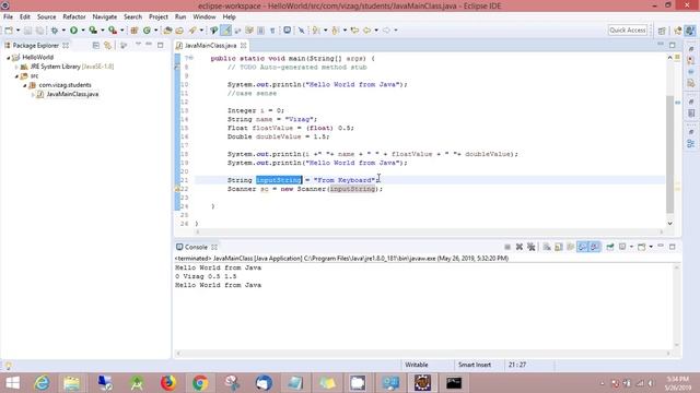 Java Tutorial for beginners #vizagstudents #learnjava #tutorial #java #updated смотреть онлайн