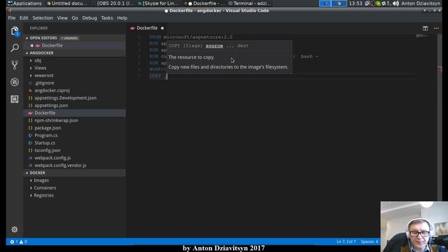 ASP .NET CORE 2.0 angular app in docker (russian language) смотреть онлайн
