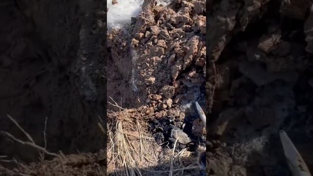 Скважина, бурение зимой #абиссинскаяскважина смотреть онлайн