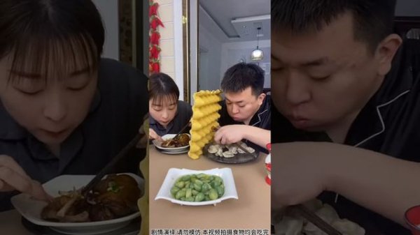 Funny Husband and Wife Eating Show - Epic Food Battle!Eat All The Meat My Husband Hides On The Sly