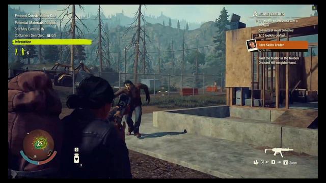 Infestation on Rooftop of Fenced Construction Site | Providence Ridge Map - State of Decay 2 (PC) смотреть онлайн