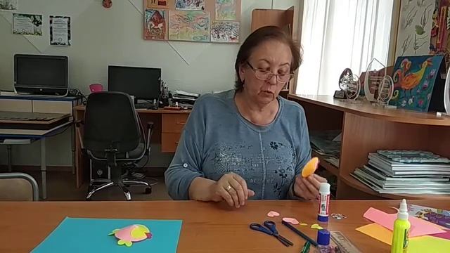 Объемные рыбки/аппликация смотреть онлайн