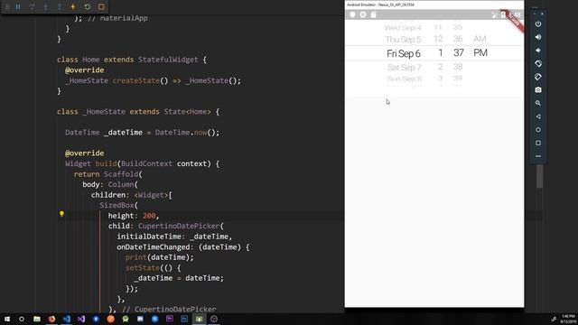 iOS Styled Date Picker in Flutter - Cupertino Date Picker - Programming Addict смотреть онлайн