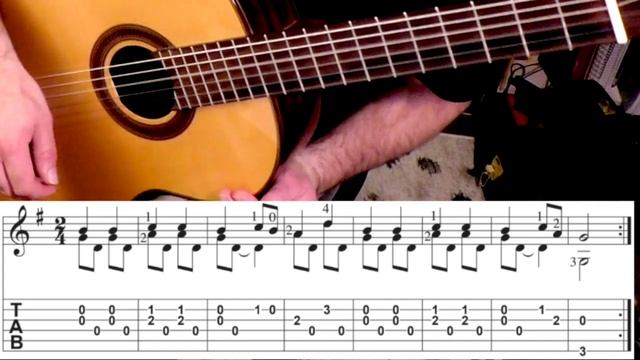 Country Dance (Carulli) with TABS by Rob Lunn смотреть онлайн