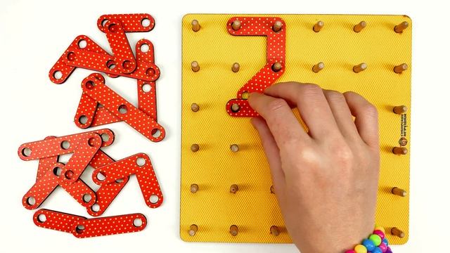 Считаем до 50 на Английском! Числа из Яркого Конструктора! смотреть онлайн