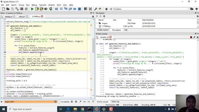 Si Python Mencari Penyanyi ! (Singer Finder by a Song with Neural Network Python) UTS AI смотреть онлайн