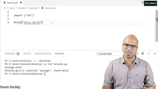 First Code In Go | Golang смотреть онлайн