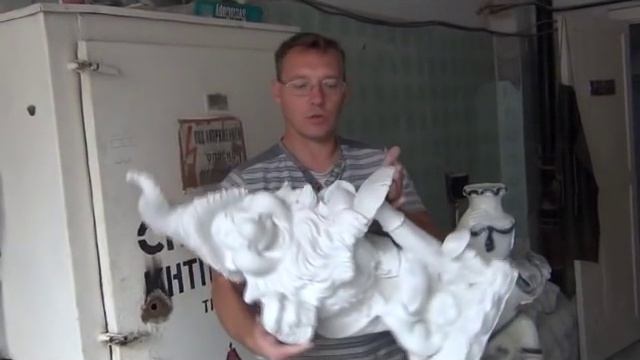 Изготовление больших садовых фигур смотреть онлайн