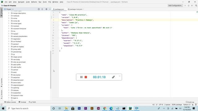 #Nodejs 1. sequelize init command смотреть онлайн