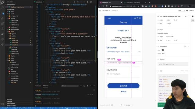 สร้างระบบเข้าร่วม Event ผ่าน Line Liff | Ep.14 Custom select and finish Survey section смотреть онлайн