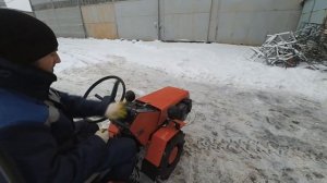 Видеообзор: Мини-трактор МТЗ Беларус 132 H - 01 с гидроусилителем руля