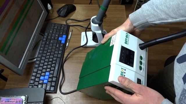 Распаковка и первые впечатления BST 863 аналог Quick 861DE   мини обзор BST 863 1200W
