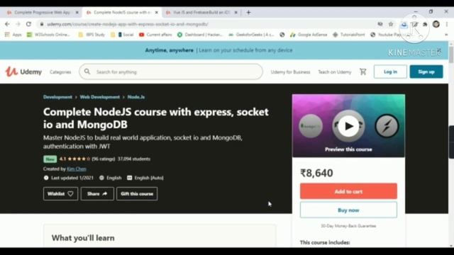 Udemy Free Certificate Courses Create iOS & Android Chat App | NodeJS | PWA Projects Online Classes смотреть онлайн