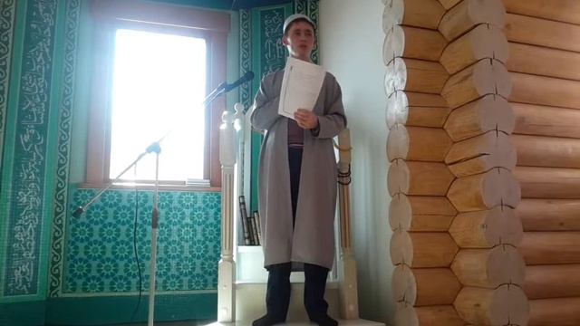 Пятнистая проповедь в мечети "Эниляр" г.Чистополь 18.03.16 смотреть онлайн