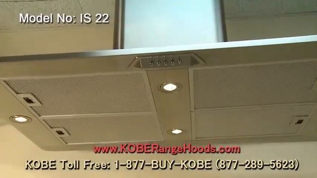KOBE Premium IS-22 Island Range Hood смотреть онлайн