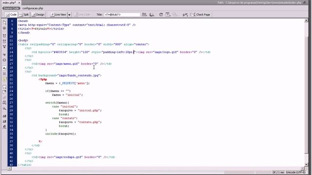 php 06 Montando layout e criando links - Parte 1 смотреть онлайн