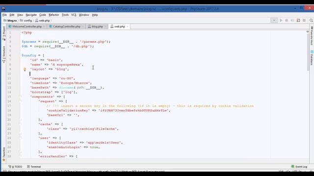 8 - Контроллеры и виды yii2 смотреть онлайн