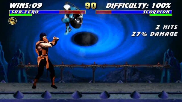 Ultimate Mortal Kombat 3 Plus - CYBER SUB-ZERO Полный проход 2023! смотреть онлайн