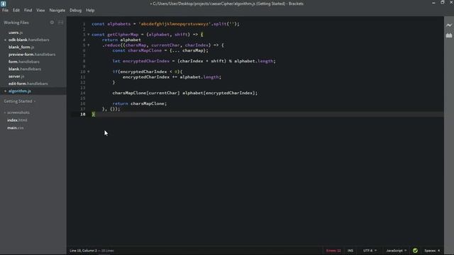 Algorithms and Data Structures | Ceasar Cipher | Encryption | Nodejs and Javascript | Video 1 смотреть онлайн
