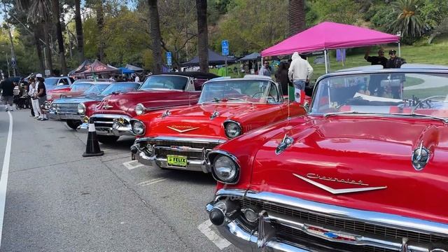 CINCO DE MAYO Lowrider Cruise In Elysian Park! Los Angeles California