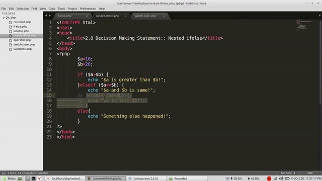 10 Nested if else смотреть онлайн