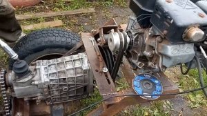 Самодельный минитрактор переломка 4х4