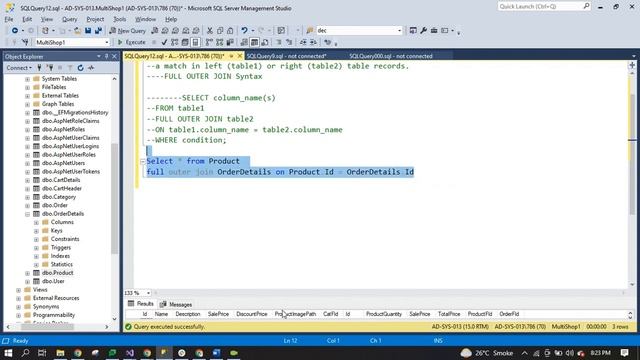 SQL FULL OUTER JOIN Keyword смотреть онлайн