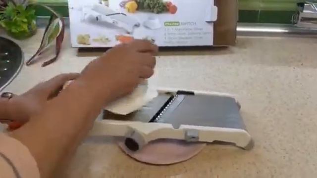 MILcea Cortador de mandolina de Acero Inoxidable, Múltiples modos de corte, gran sujeción, no se re смотреть онлайн