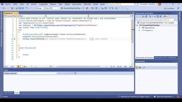 Consultando Api´s com HttpClient no .NET 6 смотреть онлайн