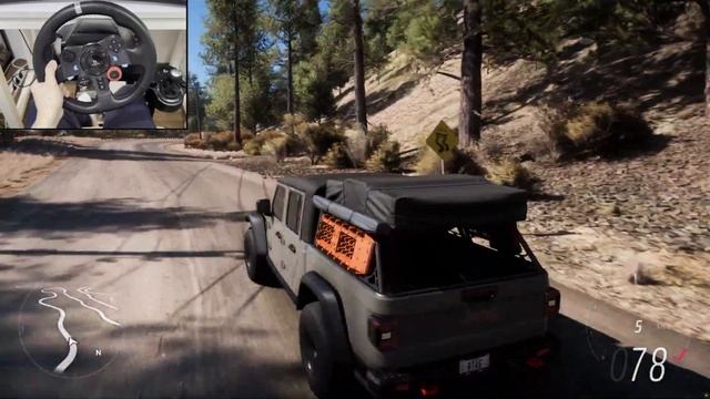 Jeep Gladiator Rubicon - Forza Horizon 5 | Logitech G29 смотреть онлайн